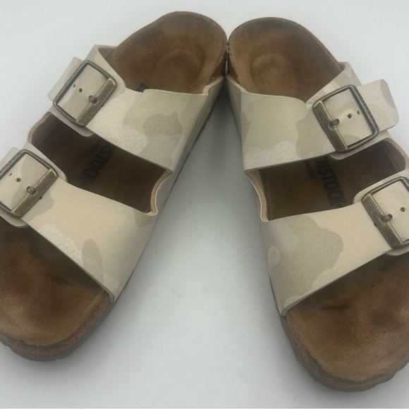 Birkenstock Sandals Womens Size EU39 US 8- 8.5 Slide Birko-Flor Desert Color - Picture 8 of 12
